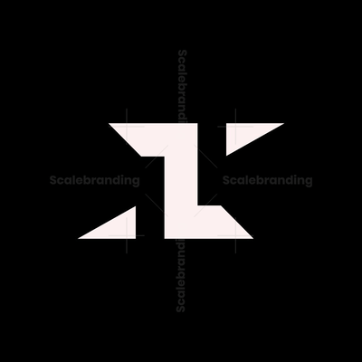 XZ or ZX letter logo | Scalebranding
