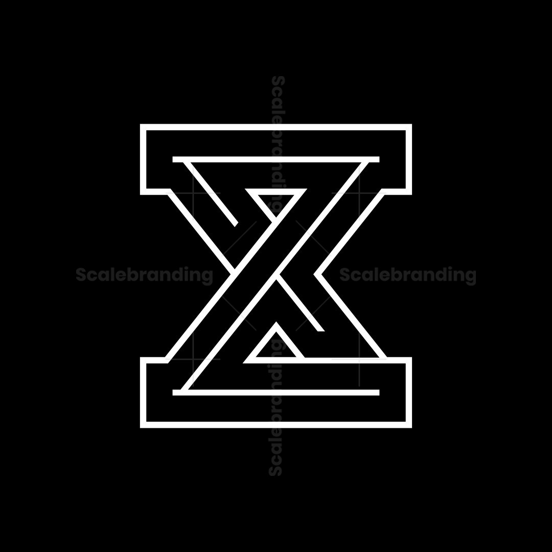 はは XZ or ZX Monogram Logo | Scalebranding
