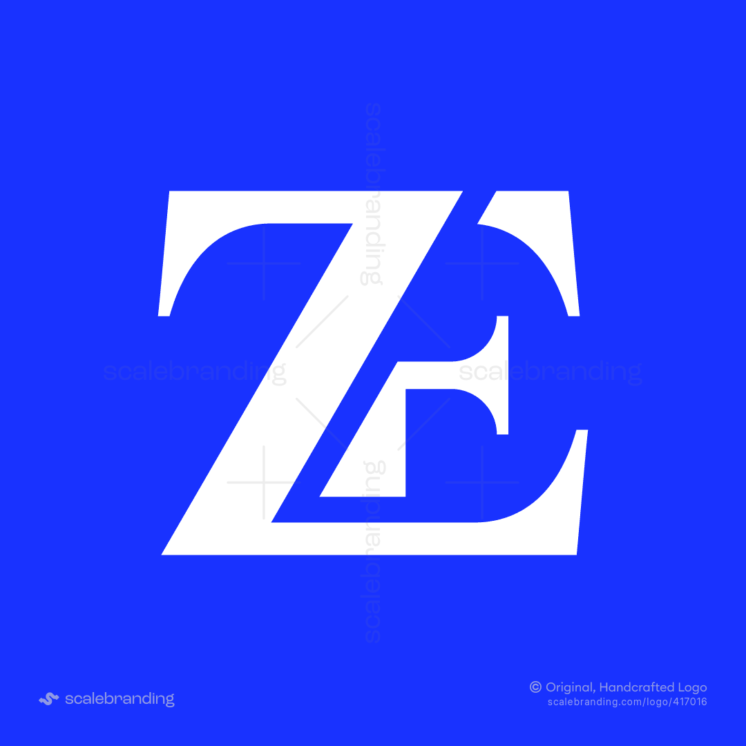 XZ or ZX letter logo | Scalebranding