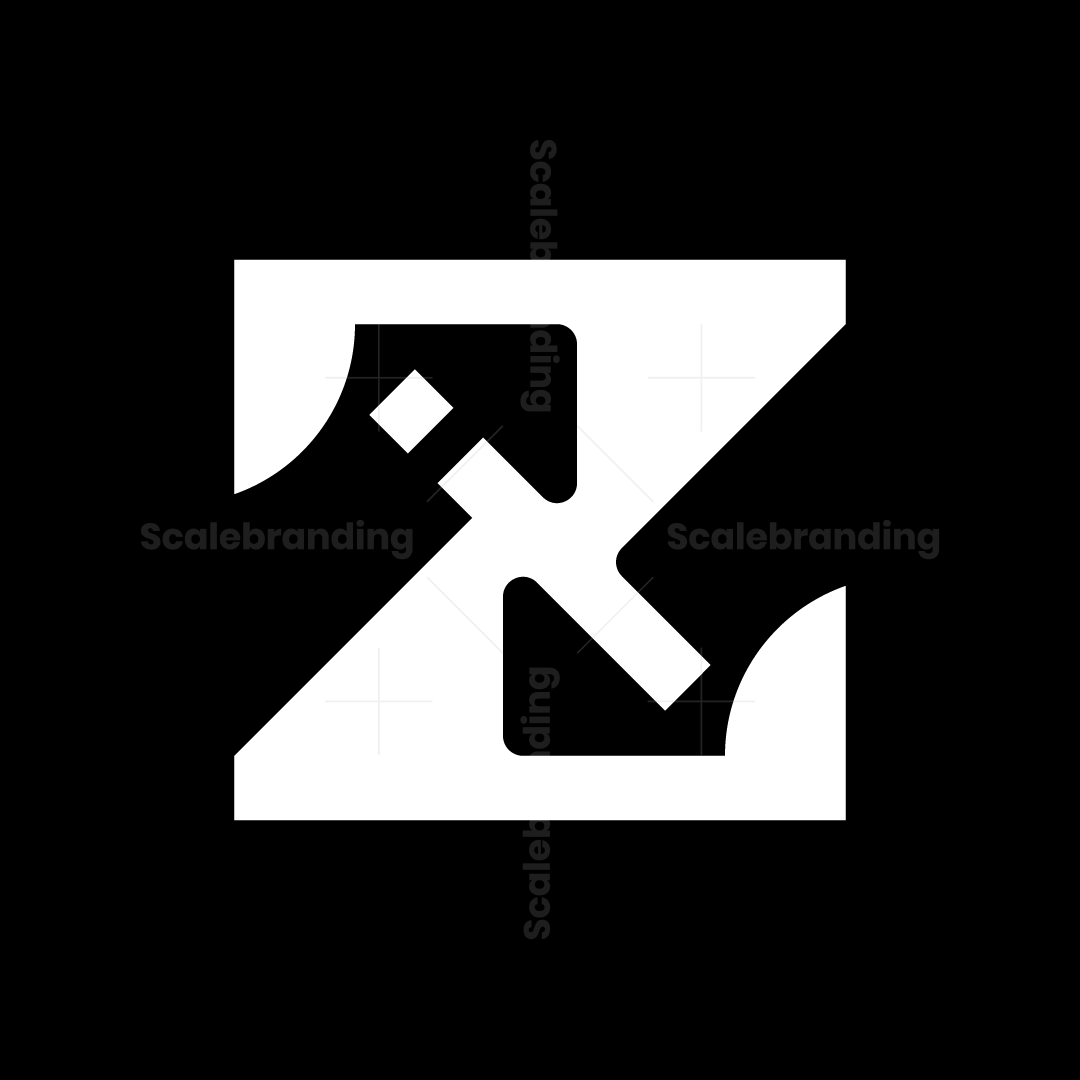 XZ or ZX letter logo | Scalebranding