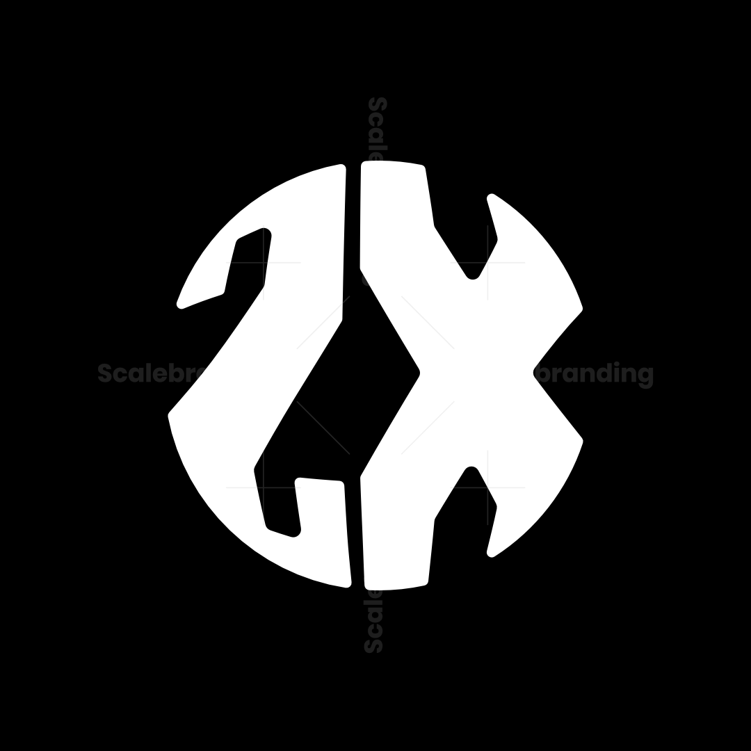 XZ or ZX Monogram Logo | Scalebranding